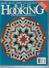 Rug Hooking Magazine November December 1998 Volume 10 Number 3