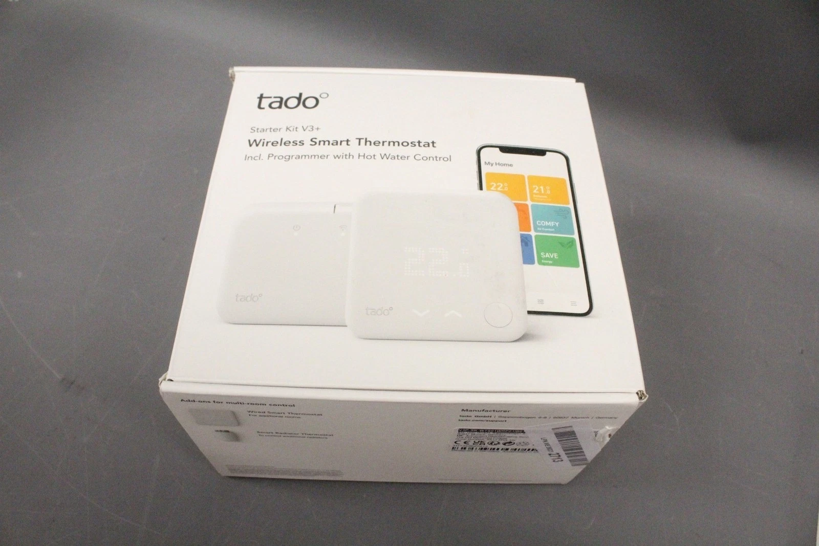 TADO Wireless Smart Thermostat Starter Kit V3+ In White
Opens in a new window or tab