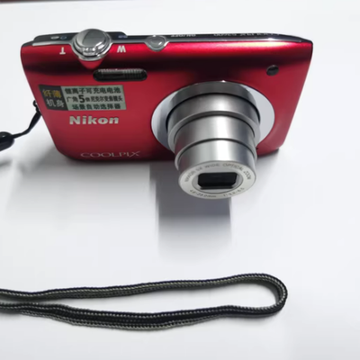 Nikon Coolpix S2600 14MP Digital Camera (Red) - Ultra-Compact