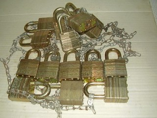 (Lot of 15) PACIFIC Keyed Locks US Military / Gov't. US SET NO KEYS used