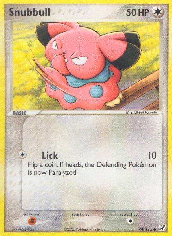 Pokemon Snubbull (74/151) Unseen Forces MP