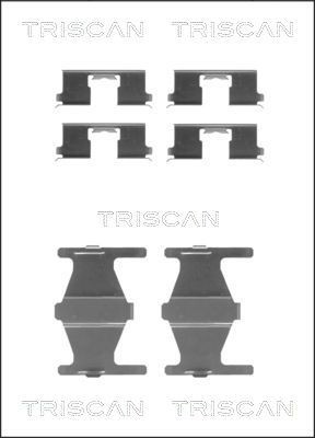 Triscan ZubehöRsatz, Scheibenbremsbelag 8105 141589 Passend FüR Nissan-image