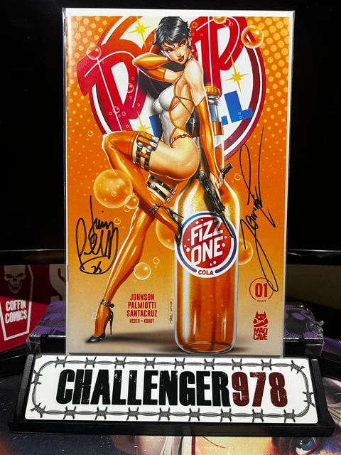 POP KILL #1 Tyndall DOUBLE SIGNED Palmiotti Trade-Dress w/ COA