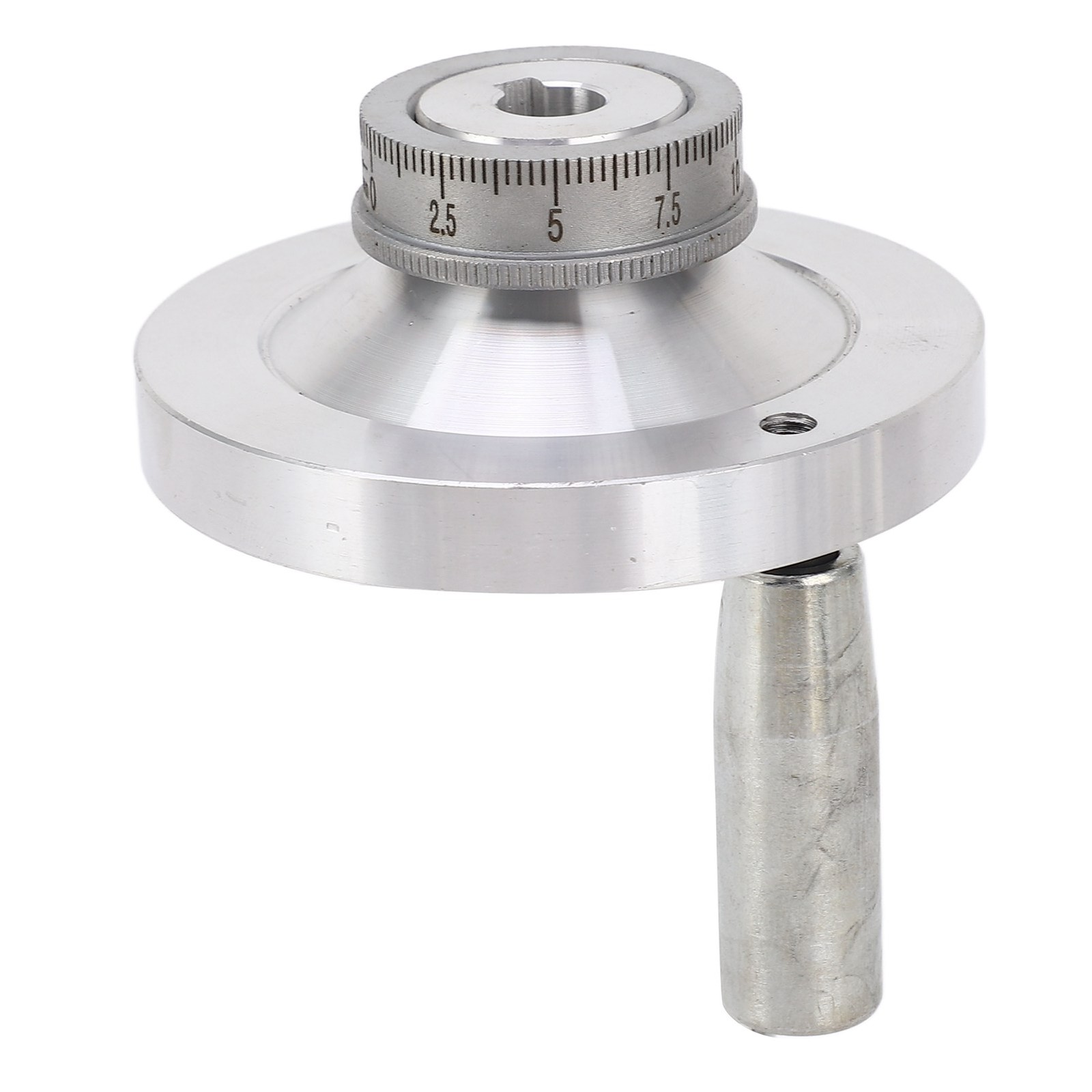Lathe Handwheel 80mm Aluminum Alloy Hand Wheel With Crank Handle For 7x12 7x14