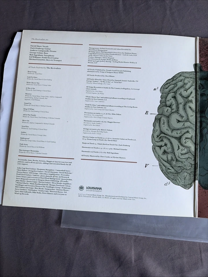 The Revivalists Men Amongst Mountains Vinyl LP 2015 NM Gatefold Wish I Knew You - Image 3 of 4