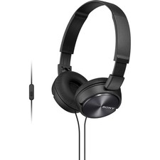 Sony MDR-ZX310AP/B ZX Series Headphones Stereo Headset w/ Microphone - Black