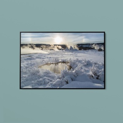 Herbert - Parhelion and Rime Ice, Upper Geyser Basin, Yellowstone National Park