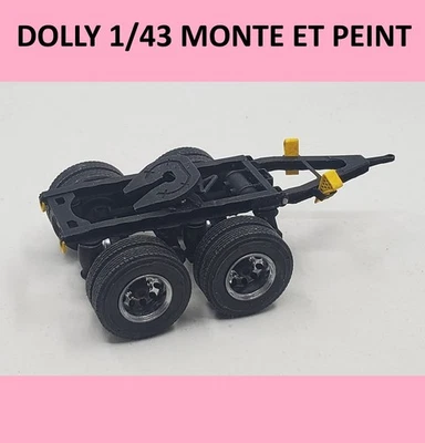 DOLLY 1/43 pour SEMI-REMORQUES AMERICAINS ALTAYA Résine 3D Peint et monté - Photo 1/4