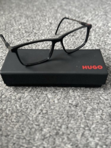 Hugo Boss black Silver glasses frames With Case - Picture 1 of 2