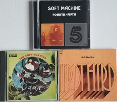 3 CDs Soft Machine - The Soft Machine + Third + 4 / 5