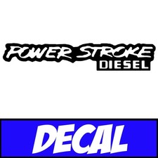 Power Stroke Decal Sticker Vinyl Jeep Car Wall Laptop Truck Waterproof Power Stroke Decal Sticker Vinyl Jeep Car Wall Laptop Truck Waterproof