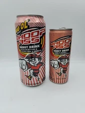 Whoop Ass Energy Drink Can 2x 8.4oz & 16oz Big Ol' Can 