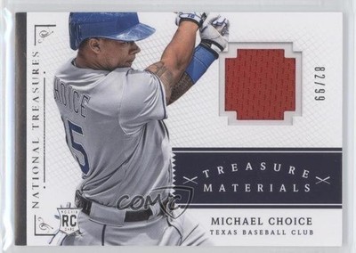 2014 National Treasures Treasure Materials 82/99 Michael Choice Rookie RC 0o9