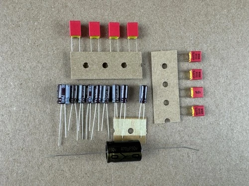 Technics SL-Q202 SL-Q303 Speed Repair Kit Capacitors Turntable Recap Set