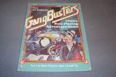 Gang Busters 1920 Role Playing Adventure Game TSR 7009 1990 englisch Rollenspiel