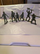 6 large vintage tim-mee-toys toy soldiers