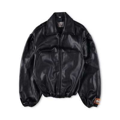 BORAMY VIGIEUR Kunstleder Full Zip Herren Biker Jacke Größe Small UVP500