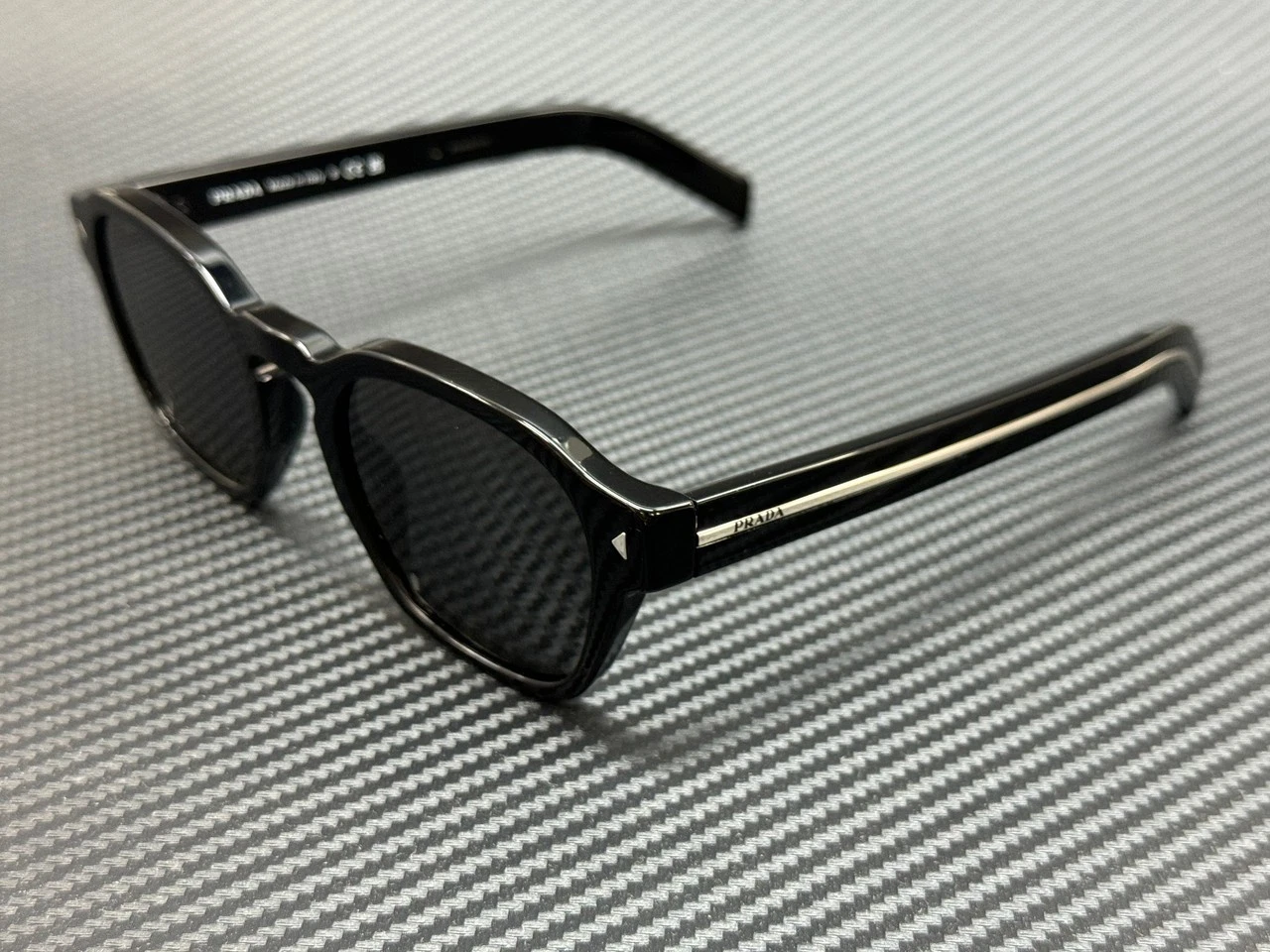 Prada — PRADA PR A16S 16K731 Black Grey Unisex 52 mm Sunglasses