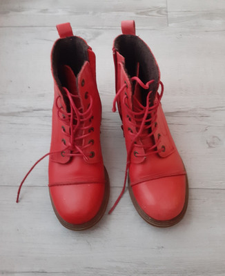 Rote Boots von''Ten Points'' Gr.37