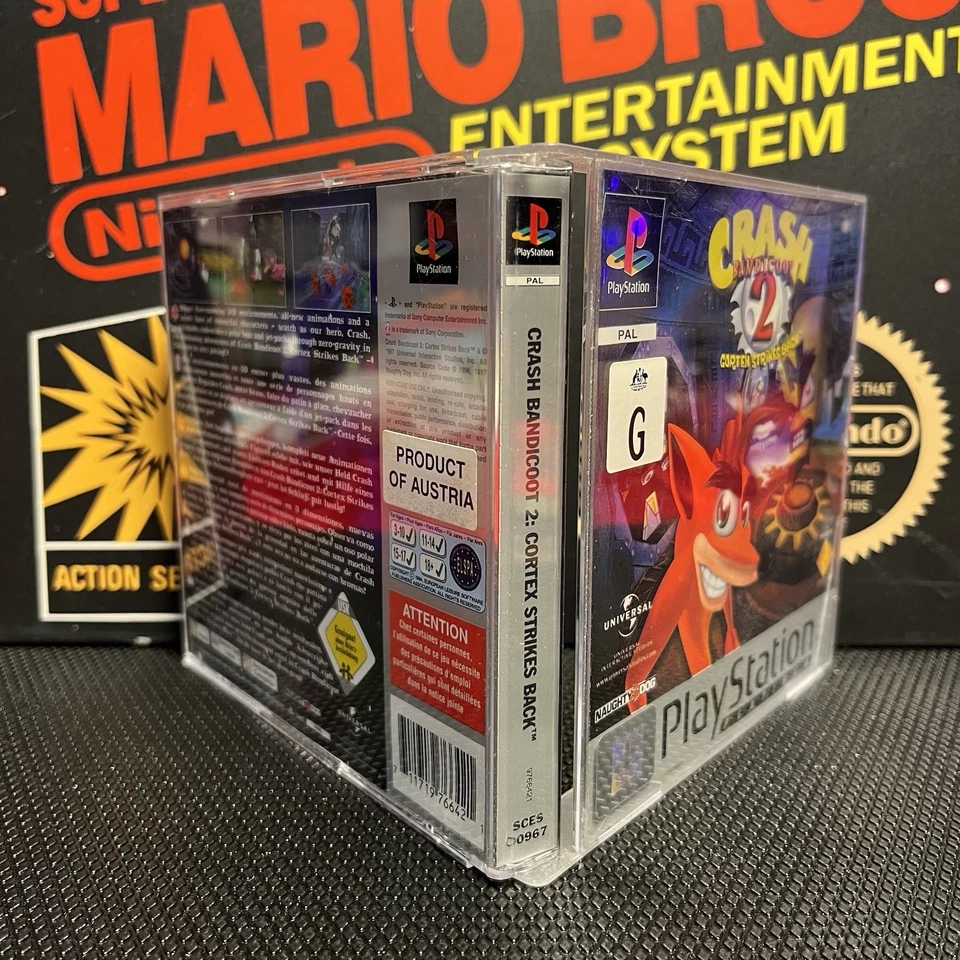 Crash Bandicoot 2 W.Manual Playstation PS1 PAL VGC TESTED FREE TRACKED POSTAGE - Image 4 of 4