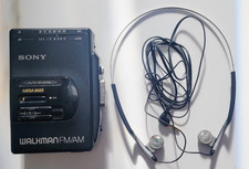 SONY WALKMAN WM-F2065 AM-FM RADIO CASSETTE MEGA BASS PARTIAL WORKING FOR PARTS