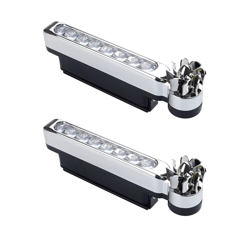 2PCS Car LED Wind-Force Day Running Light Free Installation Front Auxiliary Ligh