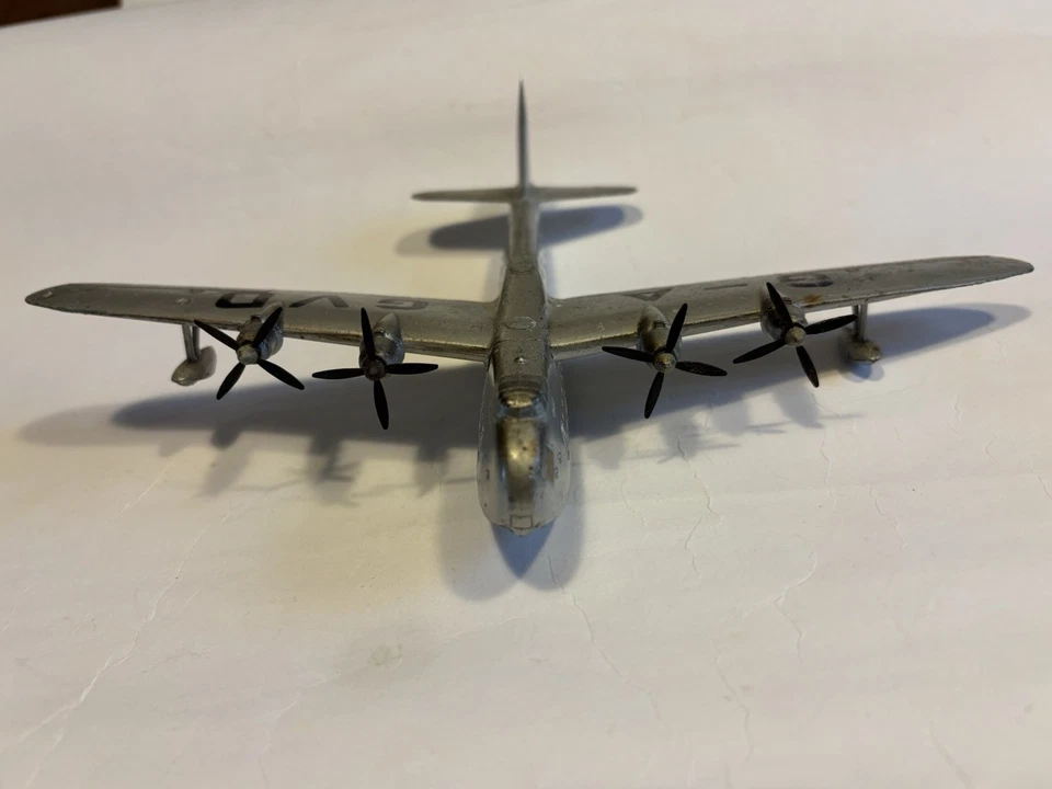 Vintage Dinky Supertoys Airplane #701 Short Brothers Shetland Flying Boat G-AGVD - Image 4 of 4