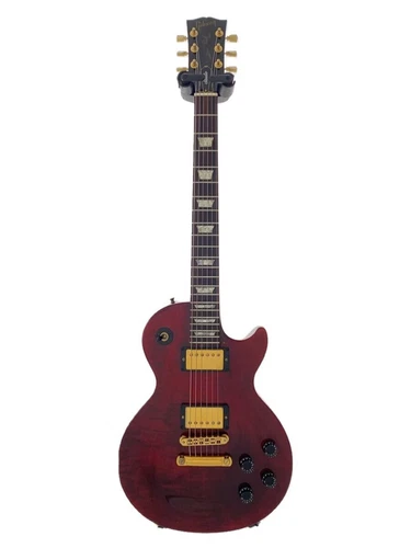 Gibson LP Studio 2001 Electric Guitar Red HH Gold Parts Used Good Condition