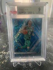 2017-18 Panini Spectra Jayson Tatum #3 Neon Blue Prizm /99 (RC) 