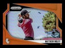 MATTHEW WOLFE 2025 PANINI PRIZM LIV GOLF #91 ORANGE PRIZM /75 RANGEGOATS GC