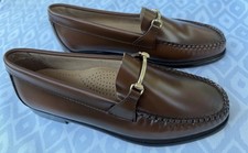 G.H. Bass Weejuns Whitney Bar leather loafers whiskey brown NEW IN BOX size 5.5