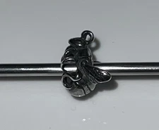TROLLBEADS STERLING LAA BUMBLE BEE SPACER STOPPER