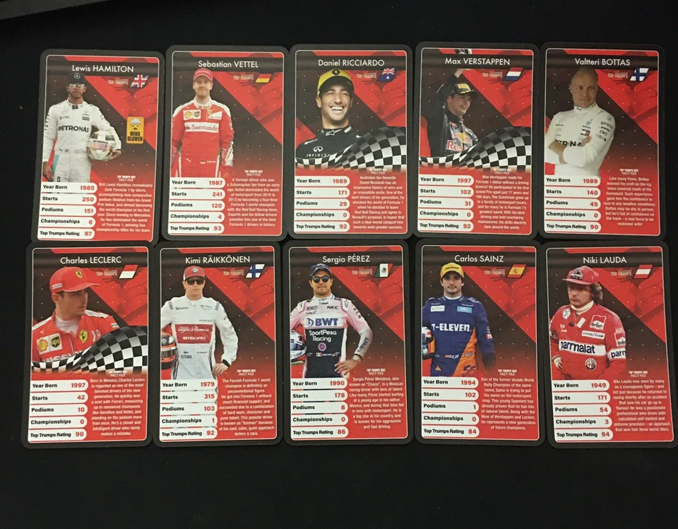 Top Trumps Grand Prix Heroes Racing  Playing Cards - Image 3 of 4