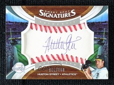 2006 Sweet Spot Signatures Red Stitch Blue Ink /150 Huston Street #141 Auto 10pr