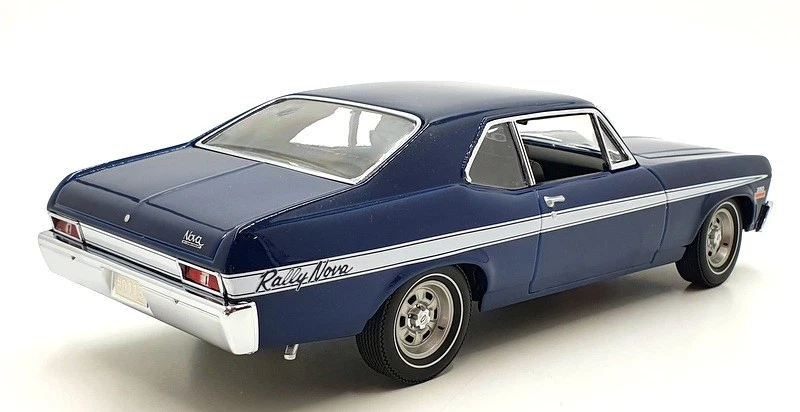GMP 1/18 Scale G1801918 - 1971 Chevrolet Rally Nova - Blue - Image 2 of 4