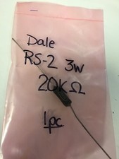 DALE RS2 2 WATT 20K OHM RESISTOR  NOS