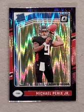 2024 Panini Donruss Optic #279 Michael Penix Jr Purple Shock Rated Rookie