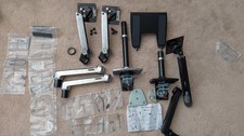 Ergotron   LX Vertical Stacking Dual Monitor Arm BONUS AMAZON BASICS MONITOR ARM