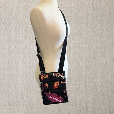 LAS VEGAS J Garden 10'' x 7.5'' Canvas Cross Body Messenger Bag