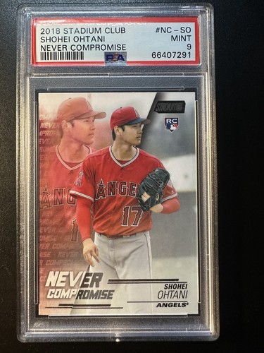 2018 Stadium Club Never Compromise #NC-SO Shohei Ohtani RC