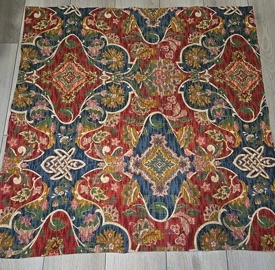 VTG Bloomcraft Plantation Turkish Table Topper Custom 36x36'' Hemmed 