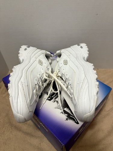 Skechers D'Lites Fresh Start Walking Shoes Women's S.8.5 Wide, White 11931EW/WSL - Picture 8 of 9