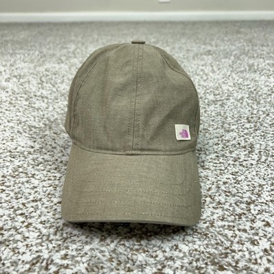 The North Face Hat Cap Strap Back Women One Size Beige Twill Outdoor Logo Hiking