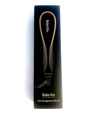 Portable Electric Hair Straightener Comb Brush Hair Wet Dry Use Benherofun