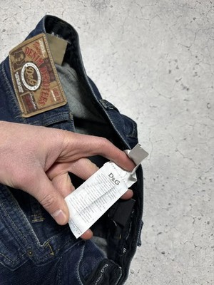 d*7様 DOLCE&GABBANA Coating Denim Dolce & Gabbana DG Luxury Denim Jeans Size 33 | eBay