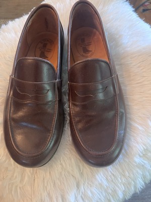 E. Vogel Boys Brown Leather Shoes Loafers Size 3