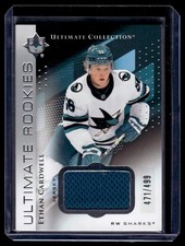2024-25 Upper Deck Ultimate Collection Rookies Jersey Ethan Cardwell Rookie