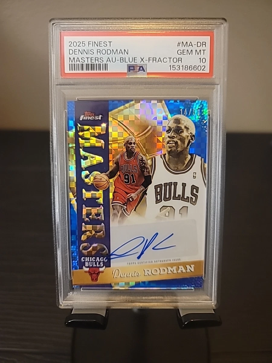 Topps Dennis Rodman Basketball Serial Numbered Sports Trading