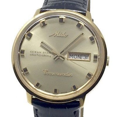 Mido (like new & unworn) Gold Ocean Star Datoday Commander Automatic M8419