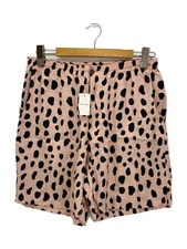 WACKO MARIA Leopard Hawaiian Shorts S Rayon PNK